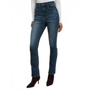 NEW VERONICA BEARD lydia high rise slim jeans in city blast